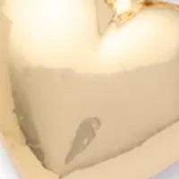 Gold Tone Bow Stud Earrings and Pendant Necklace Set