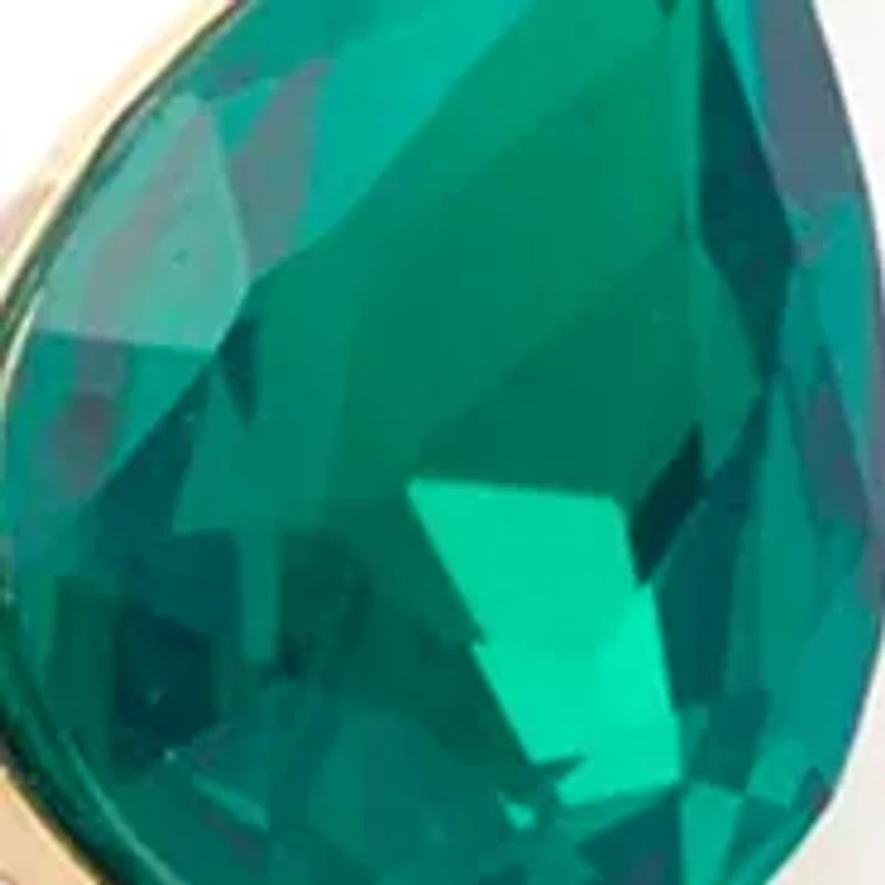 Gold Tone Cluster Stud Earrings and Multirow Pendant Necklace Set