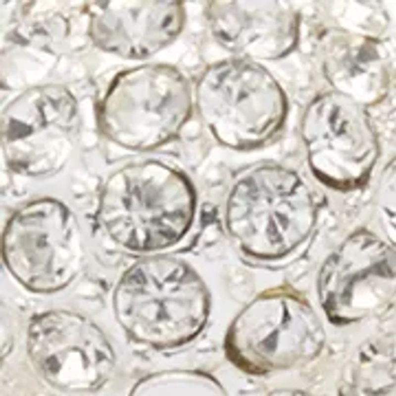 Crystal Fireball Linear Earrings and Pendant Necklace Set