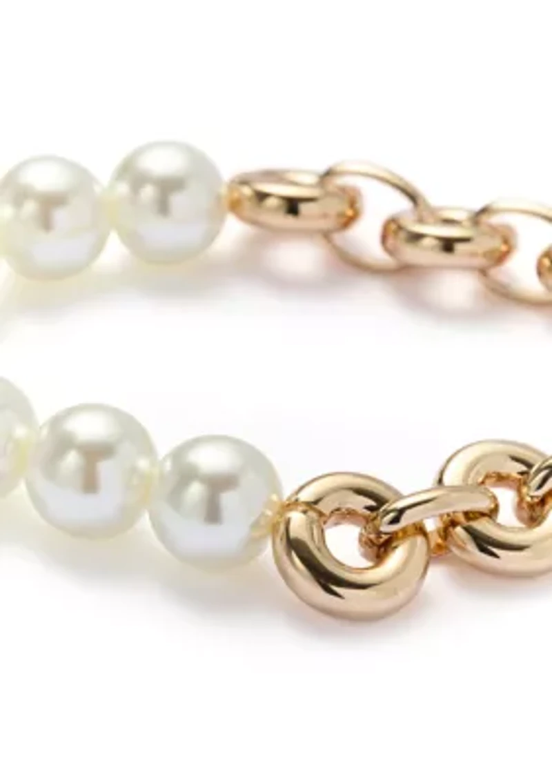 Pearl Link Stretch Bracelet