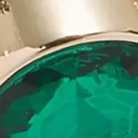 Green Round Stone Stretch Bracelet