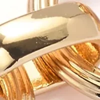 Textured Circle Link Chain Bracelet