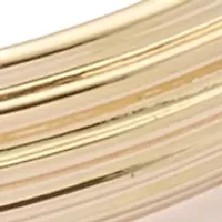 Textured Gold Tone Bangle Bracelet