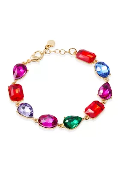 Multi Stone Statement Bracelet