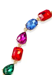 Multi Stone Statement Bracelet