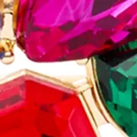 Muti Stone Cluster Stretch Bracelet