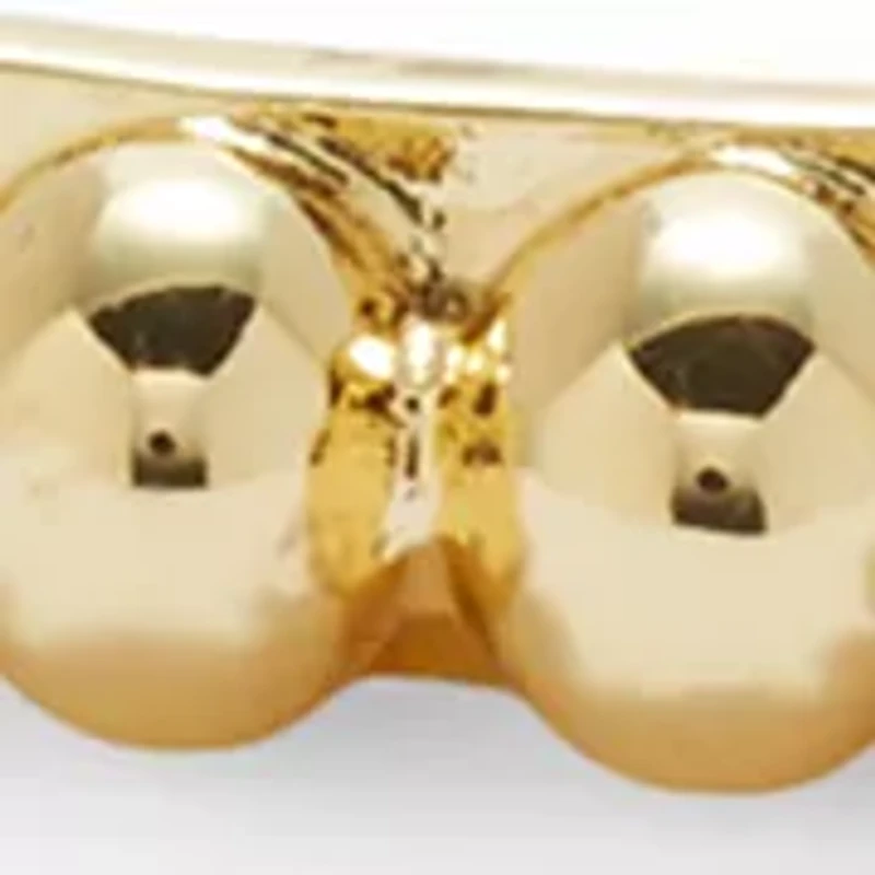 Ball Texture Gold Tone Stretch Bracelet