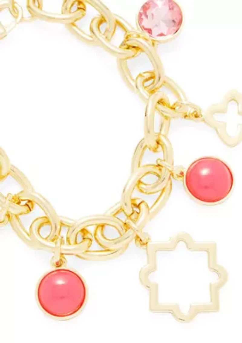 Crystal Charm Bracelet