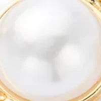 Oval Pavé Link Pearl Flex Bracelet