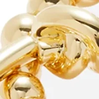 Beaded Knot Gold Tone Trio Bracelet Set