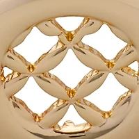 Lattice Gold Tone Stretch Bracelet