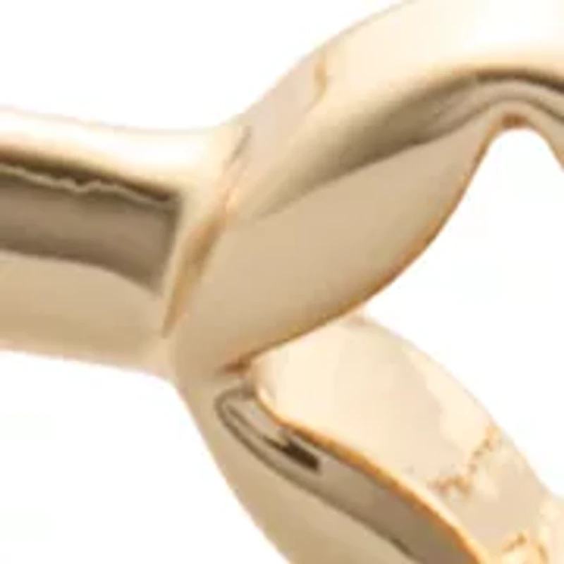 Ivy Signature Gold Tone Cuff Bracelet
