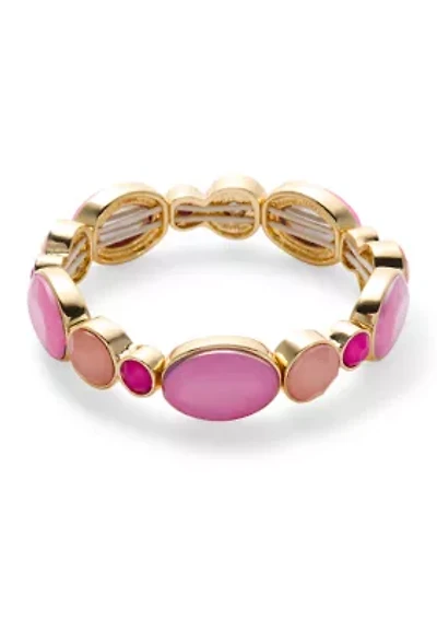 Two Stone Stretch Bracelet