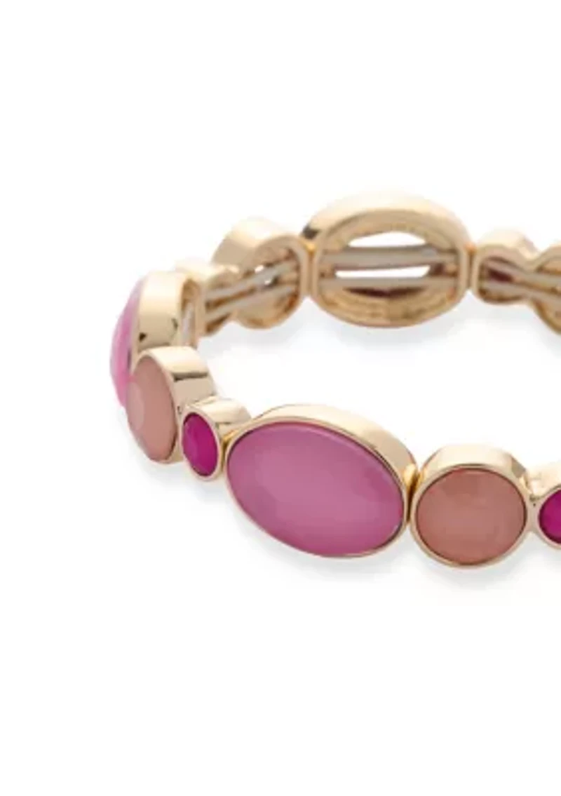Two Stone Stretch Bracelet