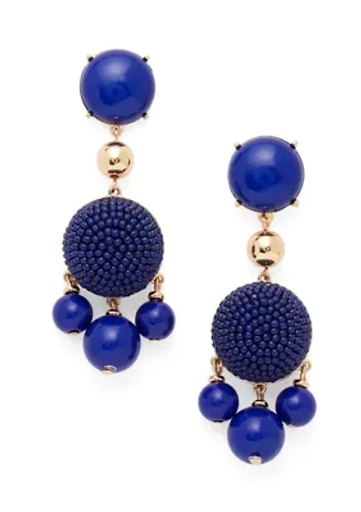 Beaded Chandelier Drop Earrings