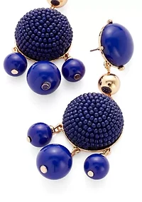 Beaded Chandelier Drop Earrings