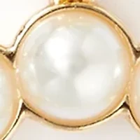 Pearl Pave Orbital Earrings