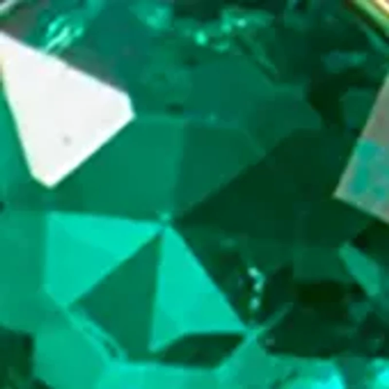 Green Pave Stone Orbital Earrings