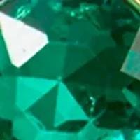  Green Pave Stone Orbital Earrings