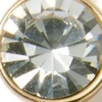  Crystal Pearl Stone Linear Earrings