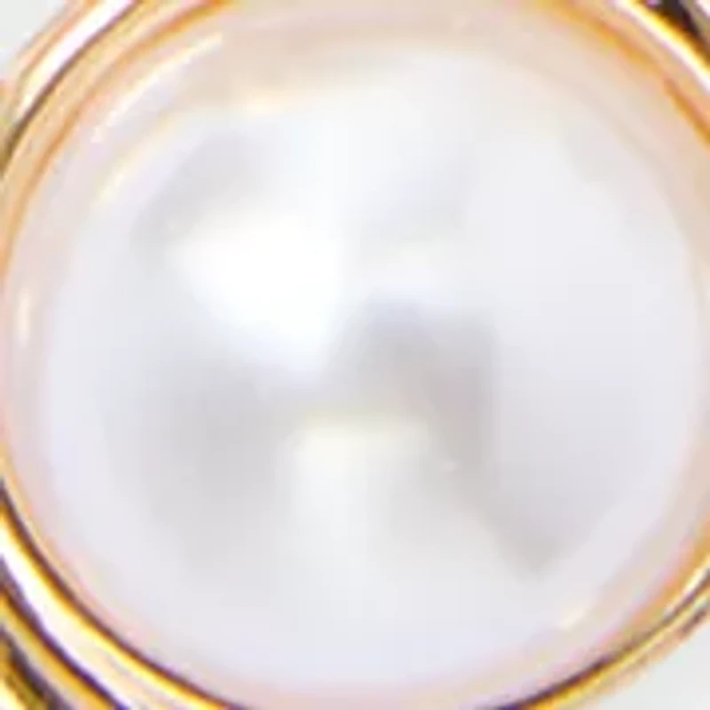 Pearl Linear Crystal Drop Earrings 