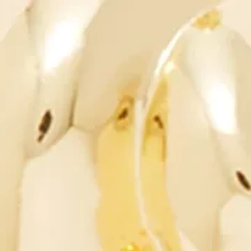 Knotted Stud Huggie Trio Earring Set