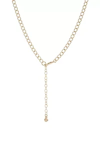 Coral Flower Frontal Gold Necklace