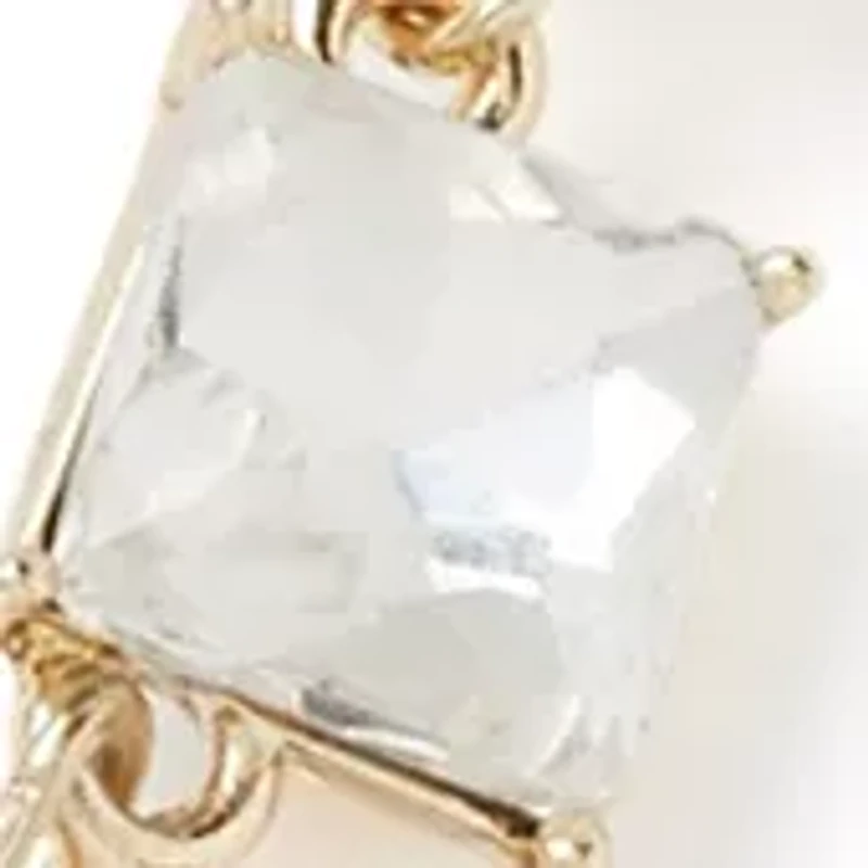 Gold Tone Pearl Collar Necklace