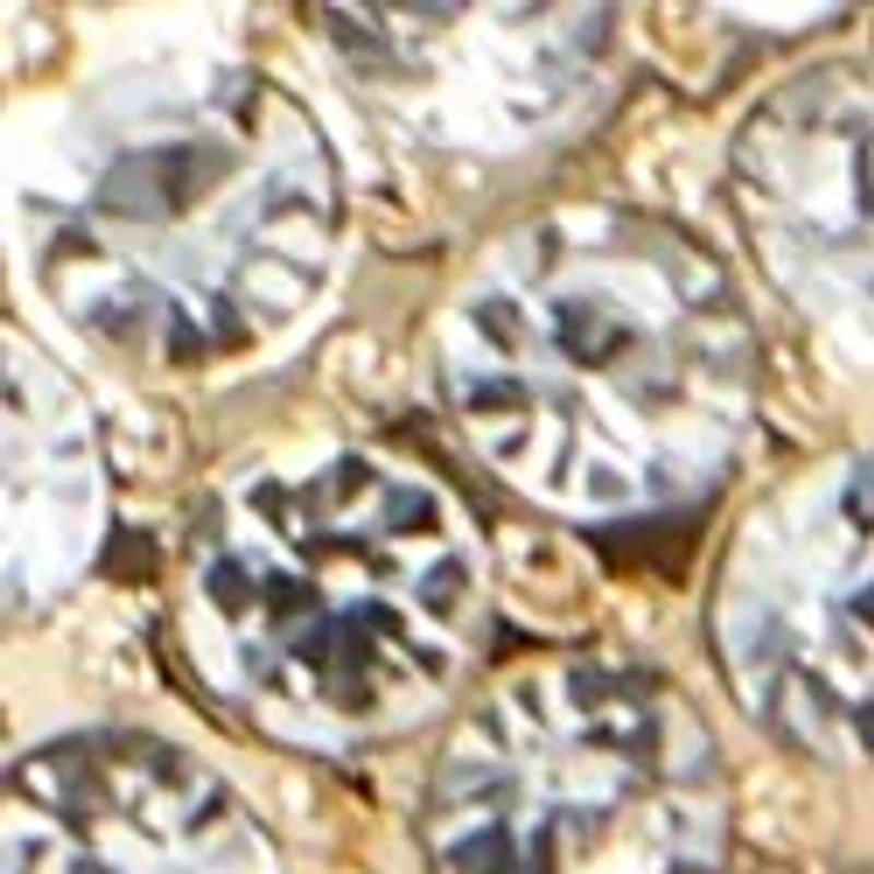 Gold Tone Fireball Toggle Necklace