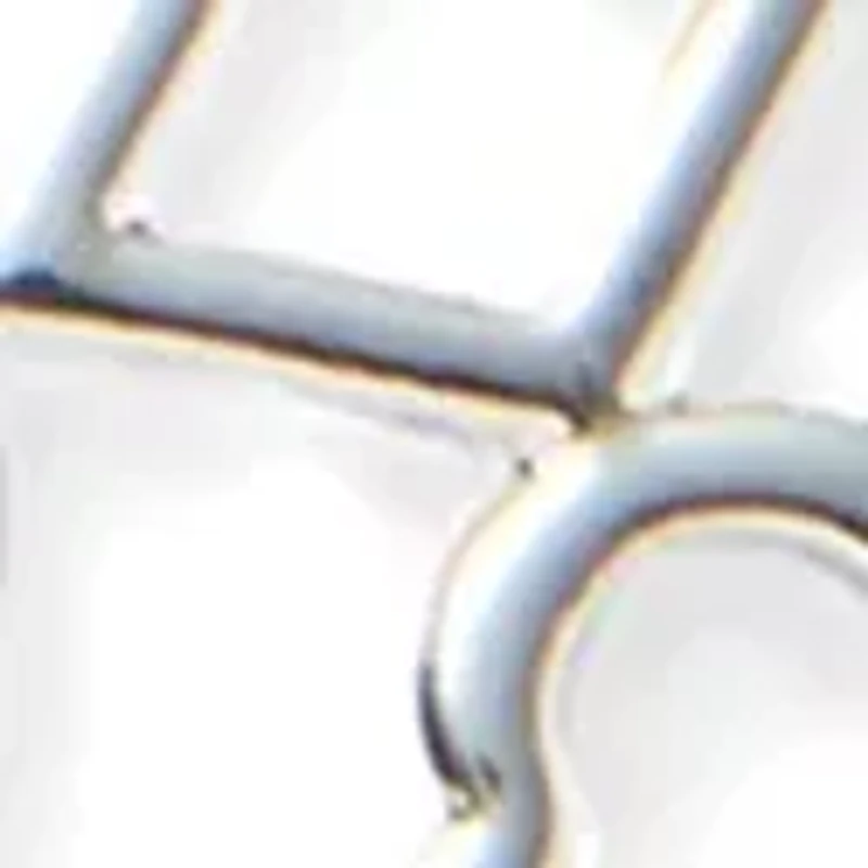 Silver Tone Open Station Pendant Strand Necklace