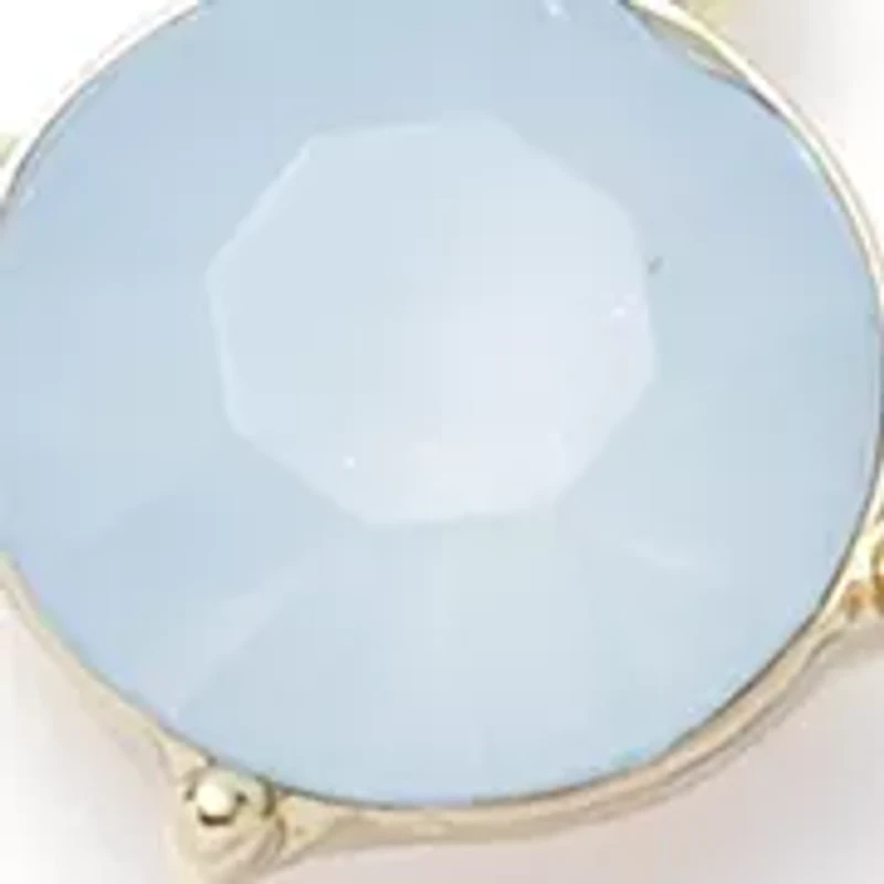 Gold Tone Milky Multirow Necklace