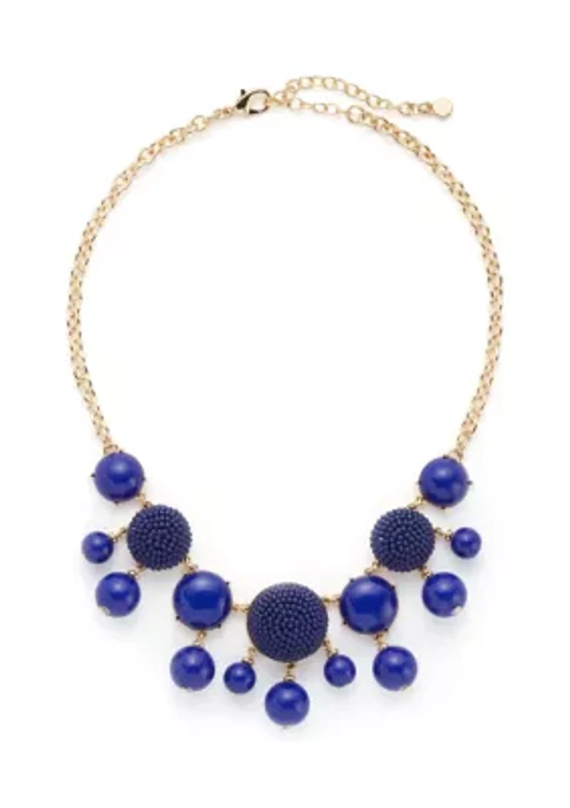 Bead Drama Frontal Statement Necklace