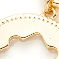 Gold Tone 16" Quatrafoil Pendant Necklace