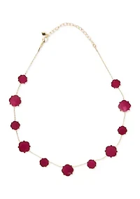 Quatrefoil Motif Collar Necklace
