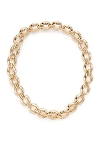 Thick Link Collar Necklace