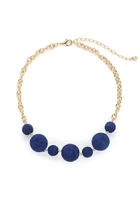 Thread Beaded Frontal Necklace