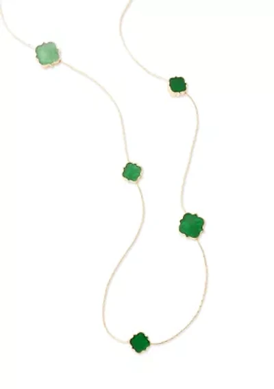 Quatrefoil Motif Necklace