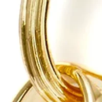 Oval Textured Link Necklace