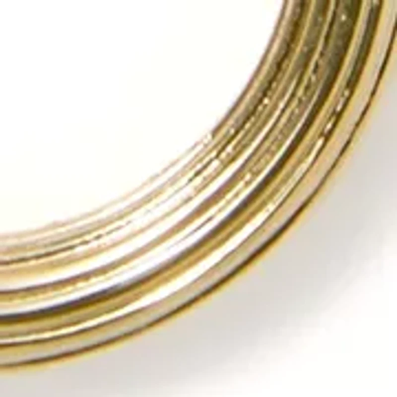 Large Textured Circle Pendant Necklace