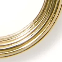 Large Textured Circle Pendant Necklace