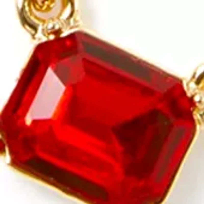 Multirow Crystal Pendant Necklace