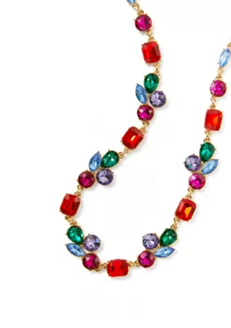 Multi Stone Collar Necklace