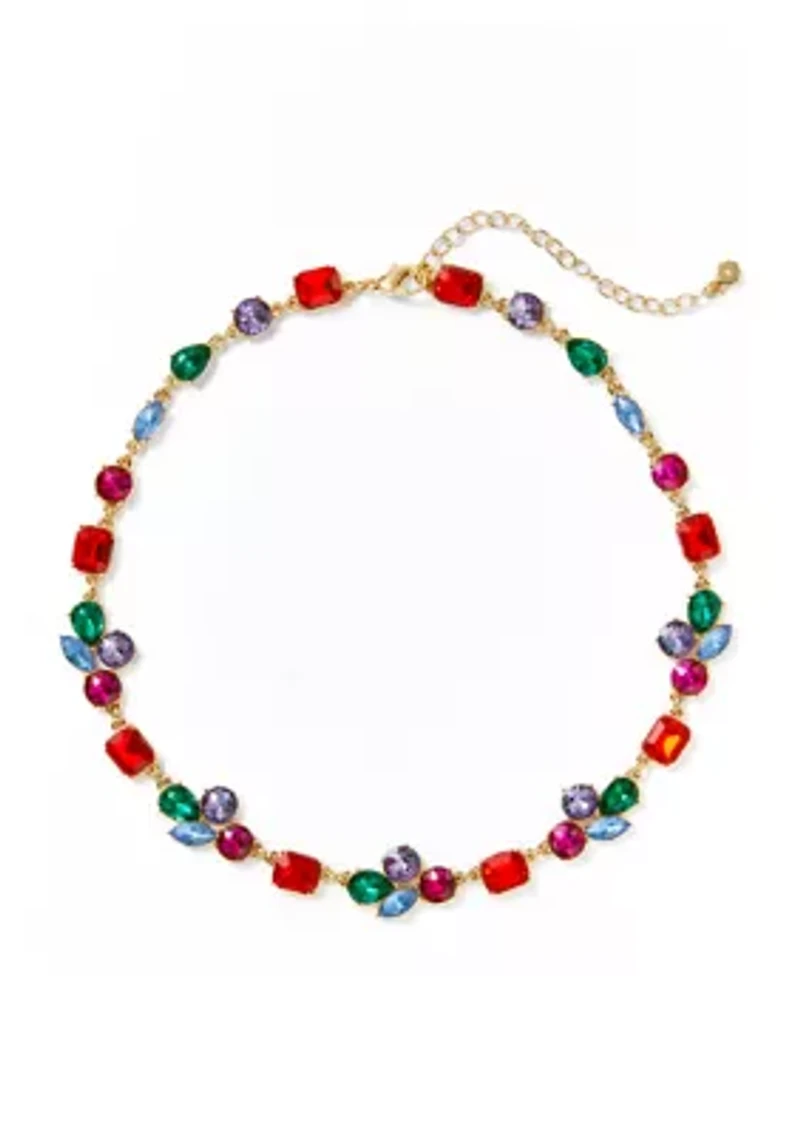 Multi Stone Collar Necklace