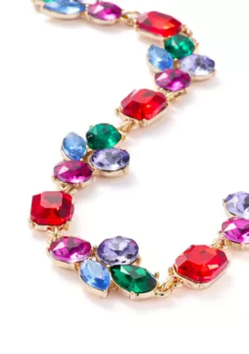 Multi Stone Collar Necklace