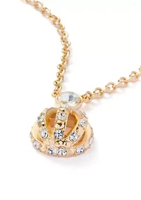Crystal Ball Pendant Necklace