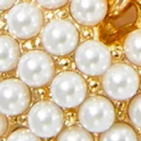 Heart Pearl Charm Frontal Necklace