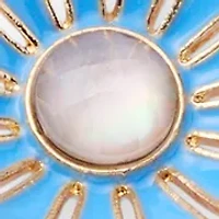 Multi Row Flower Pendant Necklace