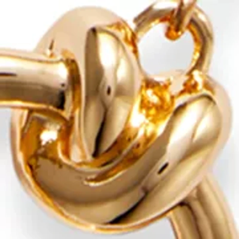 Open Loop Knot Pendant Necklace