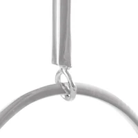 Sterling Silver Ring Drop Earrings