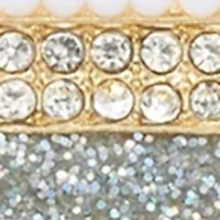 Gold Tone Ornament Drop Earrings